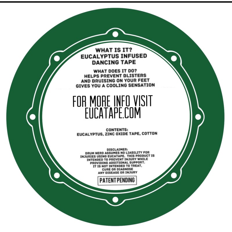 Eucatape Eucalyptus Infused Dancing Tape - for Ballet Salsa Hip Hop Ballroom Contemporary Latin Irish Modern Jazz Tap - Image 2